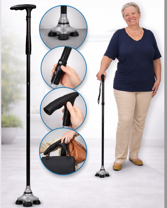 Baston Pliabil cu Lanternă Led