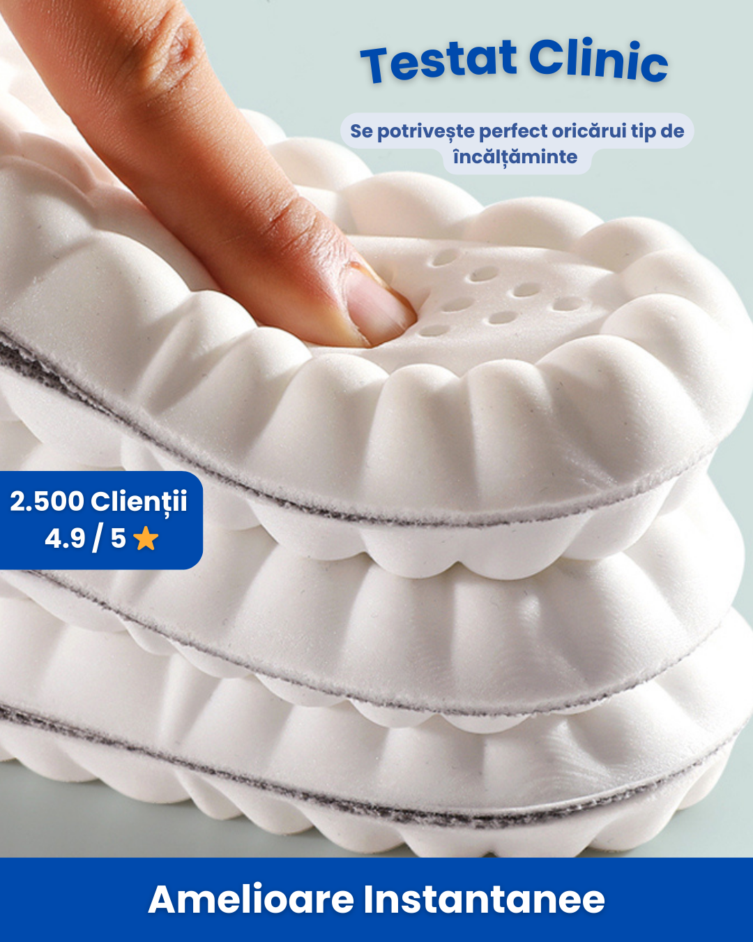 OrtoPas CONFORT+ | Branturi cu masaj