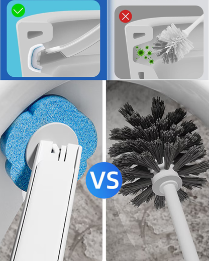 Sistem de Curațare WC | Mâner, Suport, 8 Rezerve