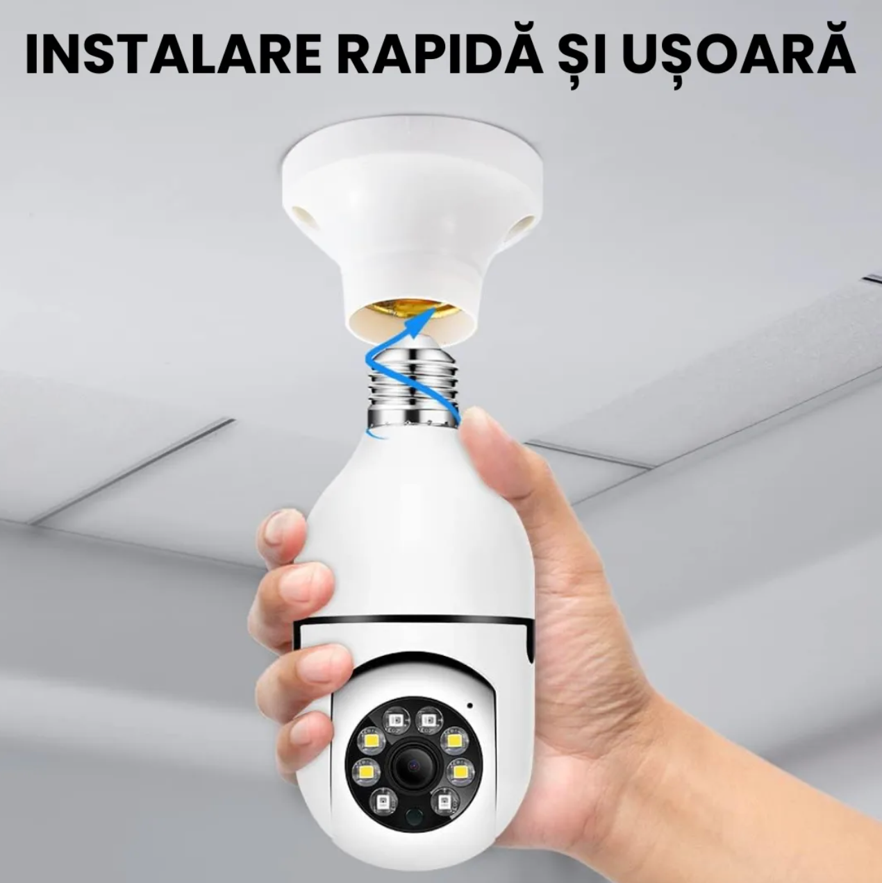 Set Două Camere Full HD Tip Bec