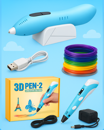 Creionul 3D Magic + 900 cm Filament inclus