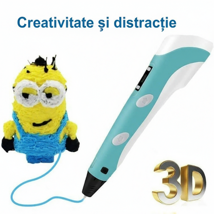 Creionul 3D Magic + 900 cm Filament inclus